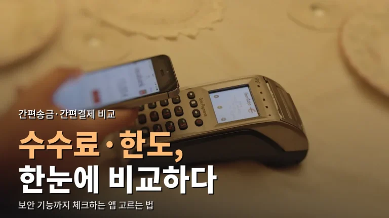 간편송금·간편결제 앱 비교 - 수수료·한도·보안 기능 차이와 금융 최신 사이트 모음
